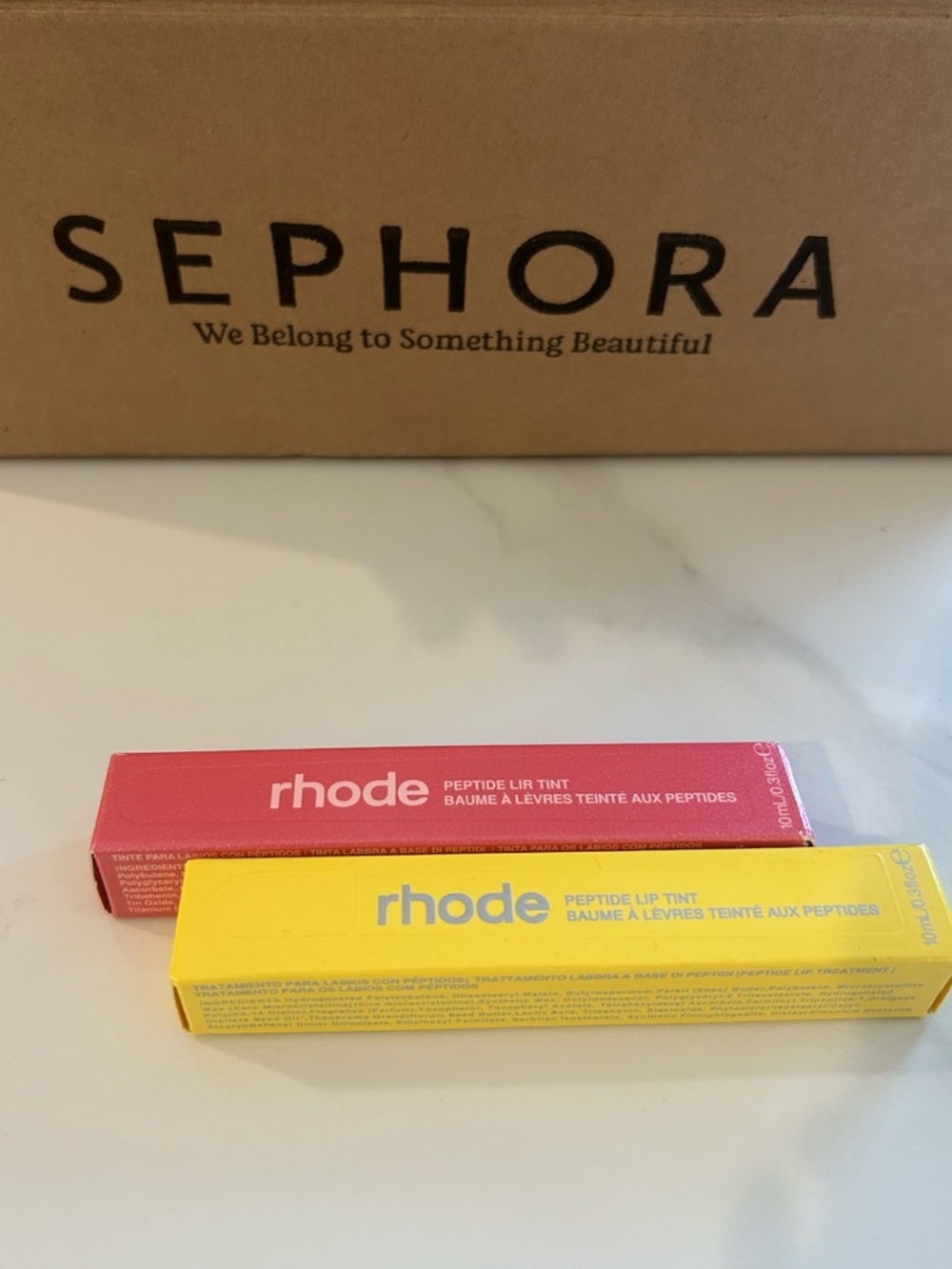 Rhode Lip Tint Bundle Lemontini & Sugar Cookie Limited Edition SOLD OUT Rare Duo